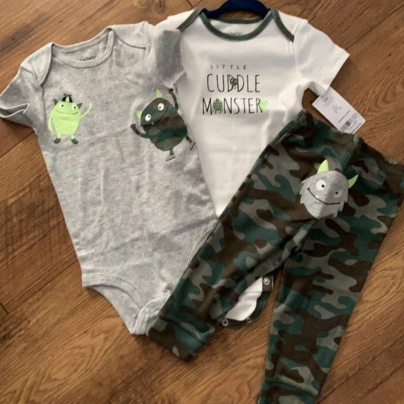 Carter's Other - Carter’s 3-Piece Little Cuddle Monster Set